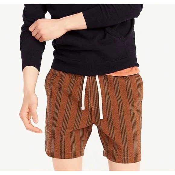 J. Crew Other - J.Crew 6" dock short in stretch seersucker size large